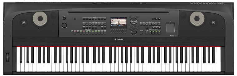 Цифровое пианино Yamaha DGX-670B сверху | Блог musicmarket