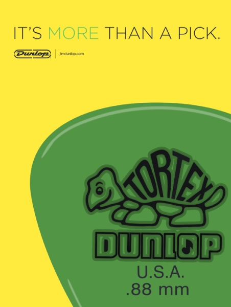 Медиатор Dunlop 418 Tortex Standard 1,14 мм 1 шт