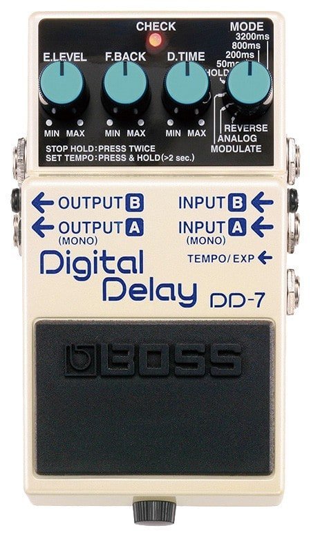 Педаль эффектов Boss DD-7 Digital Delay купить в Минске и Беларуси