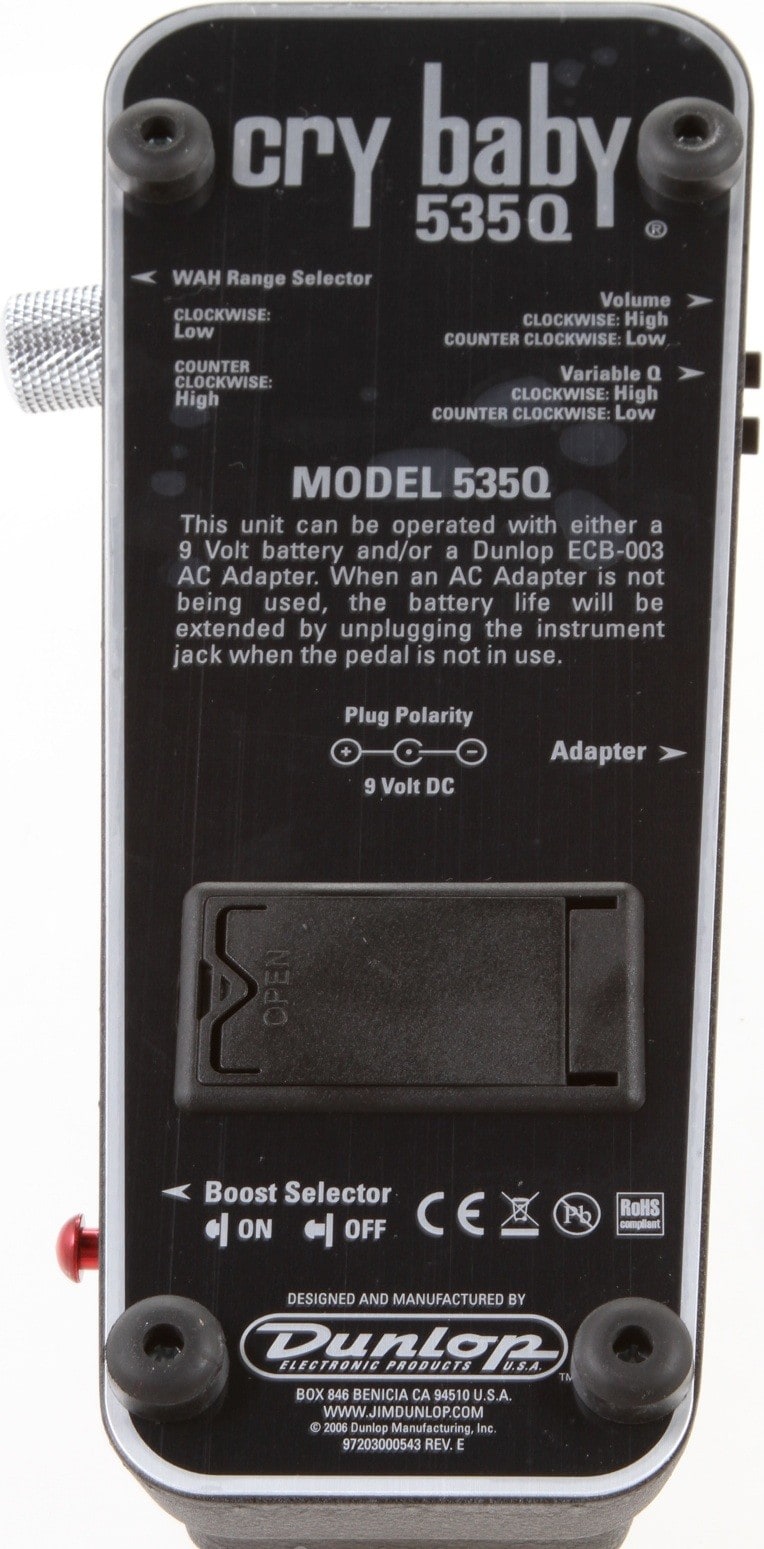 Jim Dunlop crybaby 535Q MULTI-WAH Jim Dunlop Cry Baby 535 ワウペダル