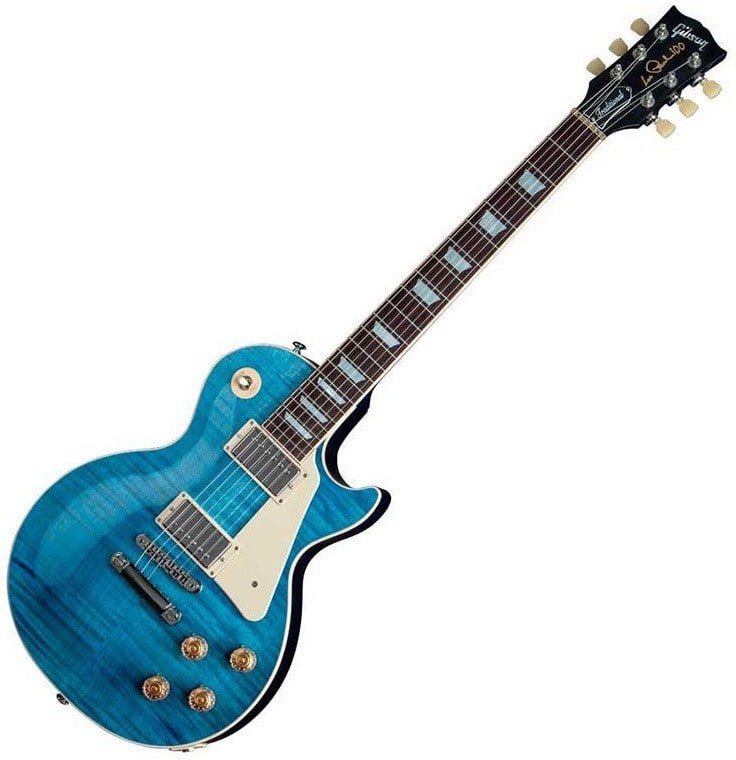 Электрогитара Gibson USA Les Paul Traditional 2015 Ocean Blue купить в ...