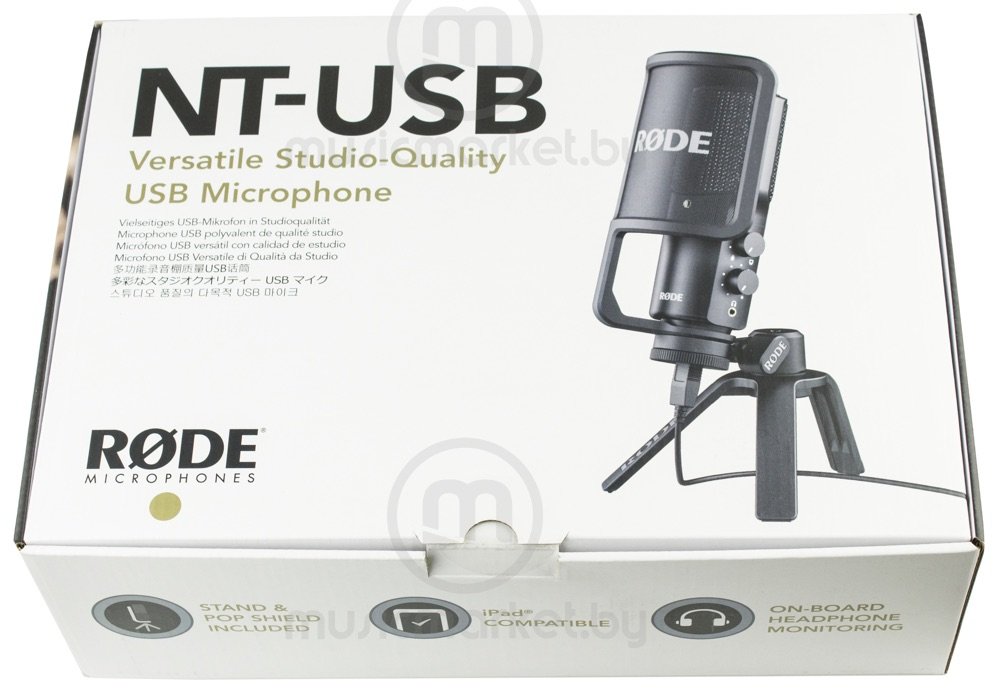 Микрофон Rode NT-USB: купить в Минске и Беларуси цены и отзывы на MusicMarket
