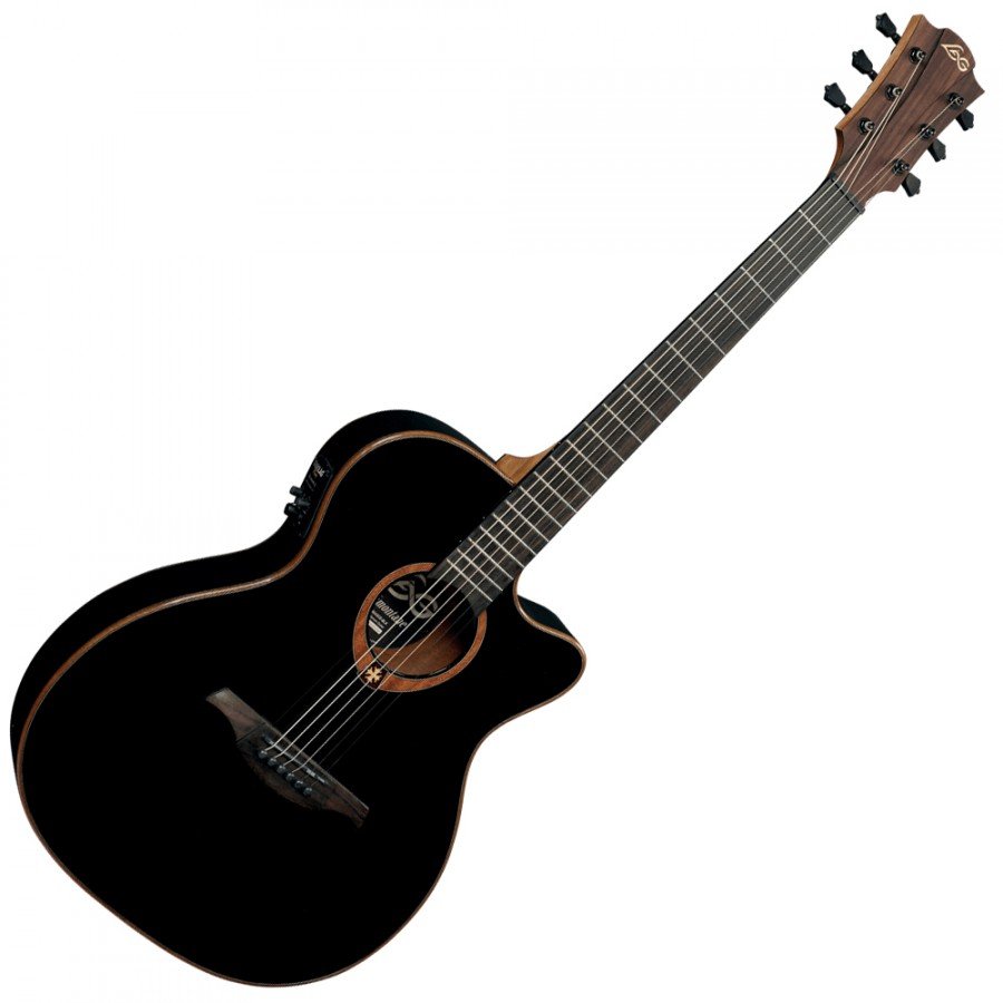 Гитара электро-акустическая LAG T100ASCE-BLK: купить в Минске и ...