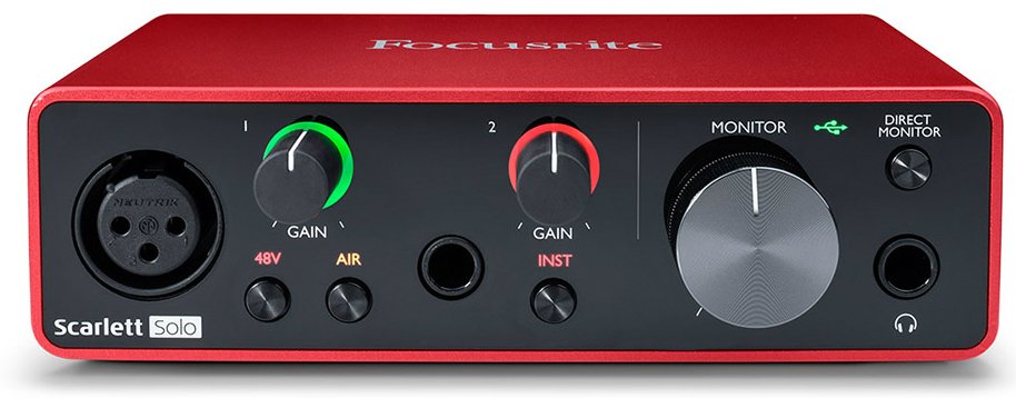 Аудиоинтерфейс Focusrite Scarlett Solo 3rd gen: купить в Минске и ...