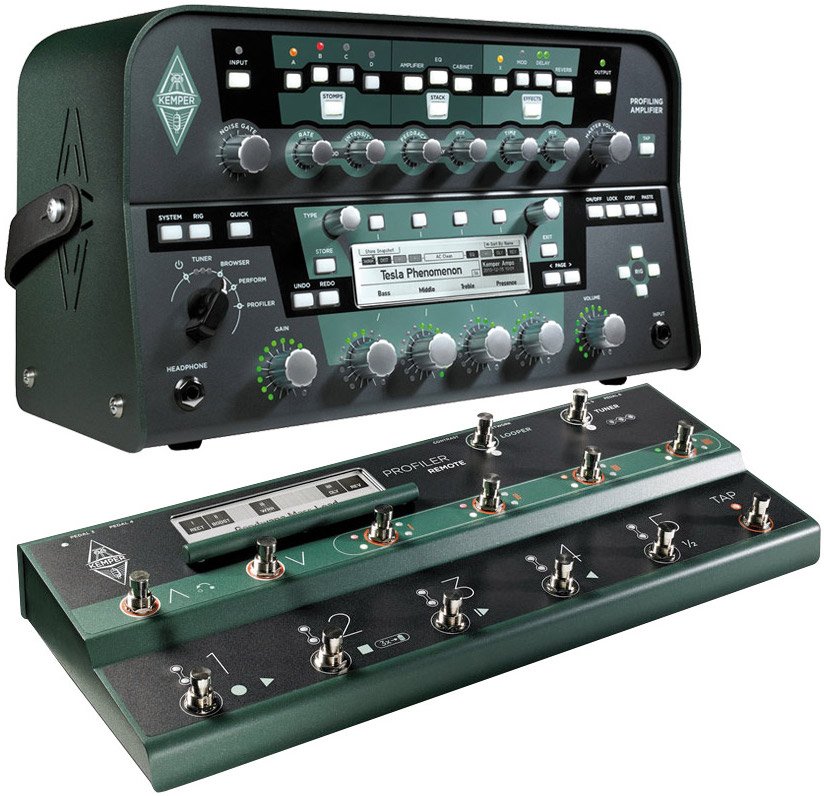 Набор из усилителя и футсвитча Kemper Profiler Set: Head Black and ...