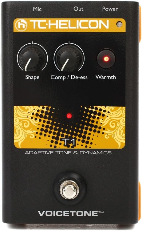 TC HELICON VOICETONE T1（ボーカル用エンハンサー） Педаль эффектов TC Helicon VoiceTone T1 купить в Минске и Беларуси