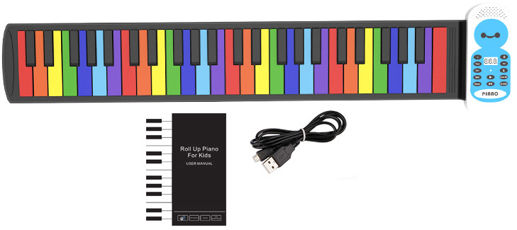 Раскладное пианино BeatHoven PE49C Rainbow Color: купить в Минске и ...