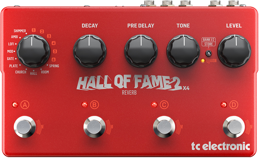 Педаль эффектов TC Electronic Hall Of Fame 2 X4 Reverb: купить в  