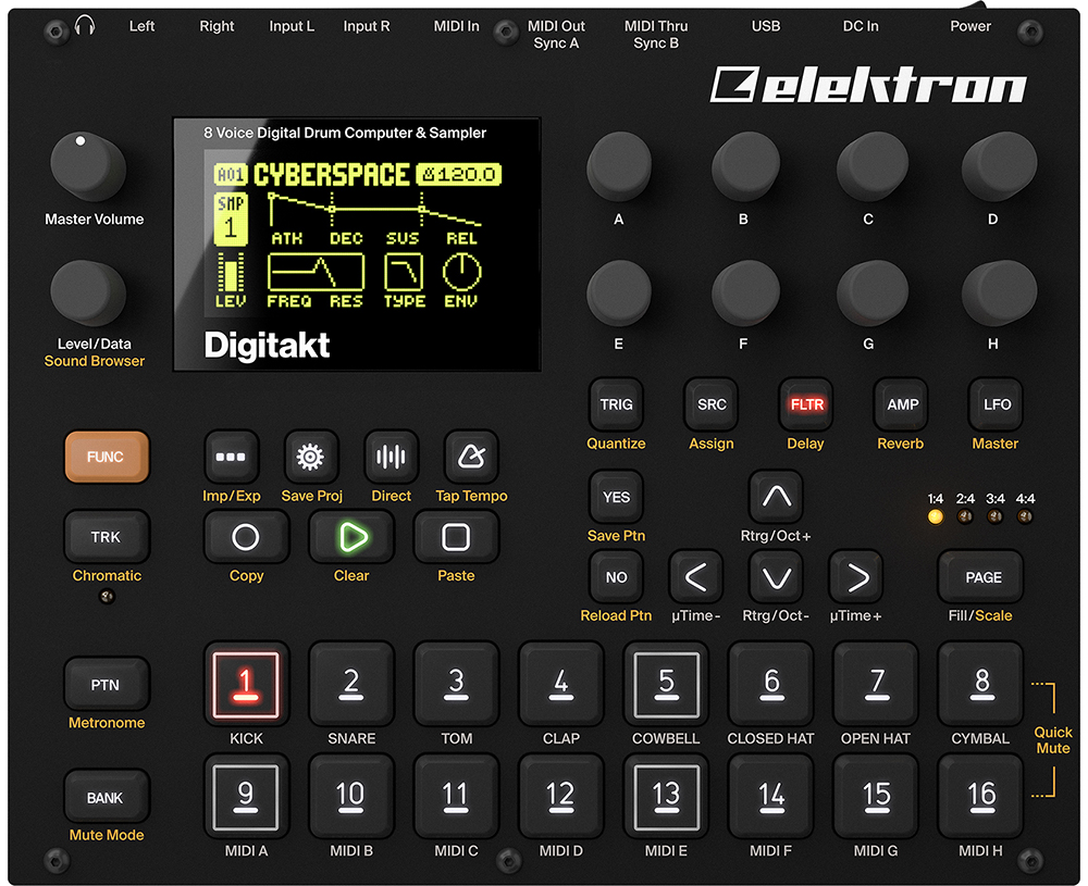 Драм-машина Elektron Digitakt: купить в Минске и Беларуси | цены и отзывы  на MusicMarket