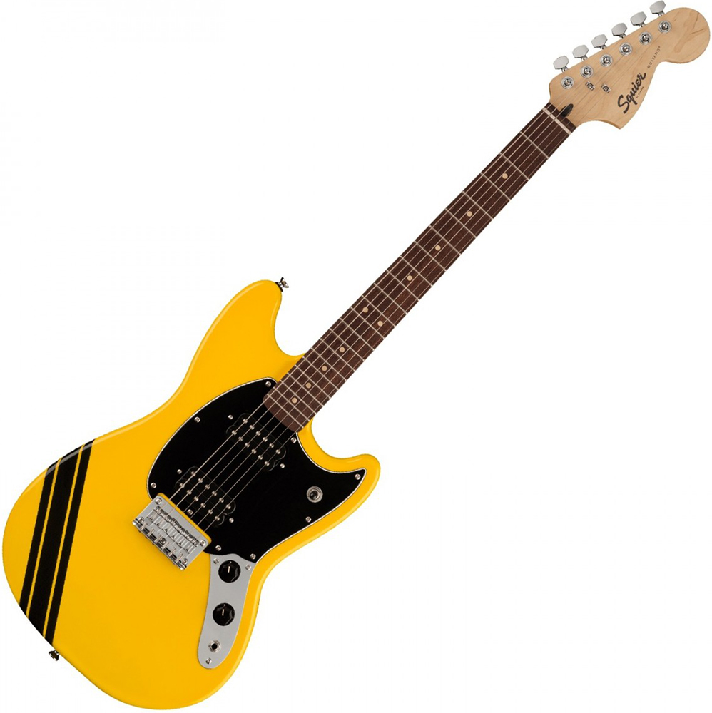 squier mustang yellow