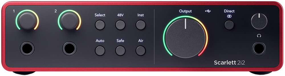 Аудиоинтерфейс Focusrite Scarlett 2i2 4th gen: купить в