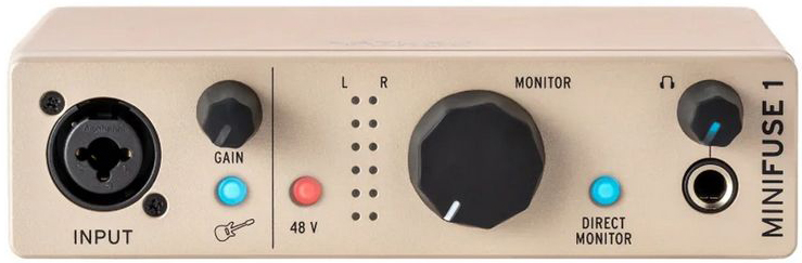Аудиоинтерфейс Arturia MiniFuse 1 Champagne купить в Минске и
