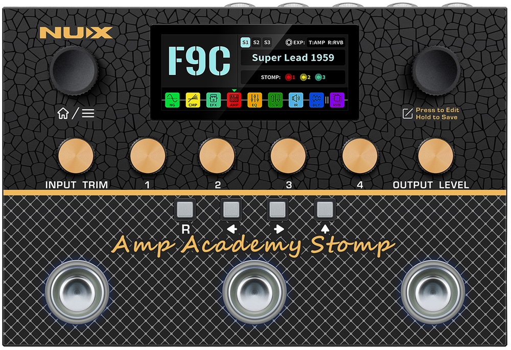Процессор эффектов Nux NMA-3AAP Amp Academy Stomp купить в Минске