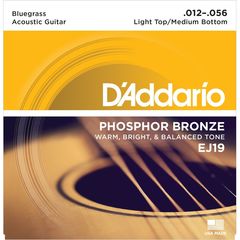 Струны для акустической гитары D'Addario EJ19 12-56