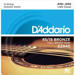 Струны для 12-струнной гитары D'Addario EZ940 10-50