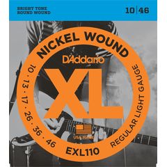 Струны для электрогитары D'Addario EXL110 10-46