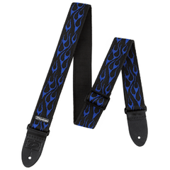 Ремень гитарный Dunlop D38-11BL Flambe Blue