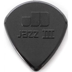 Медиатор Dunlop 47R3S Jazz III Black Stiffo Nylon, Количество медиаторов: Штучные