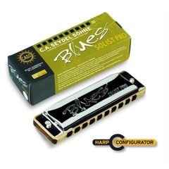 Губная гармоника Seydel Blues Solist Pro 12 Steel Octave C