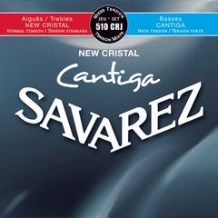 Струны для классической гитары Savarez 510CRJ New Cristal Cantiga Forte/Normale