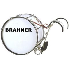 Маршевый бас-барабан Brahner MBD-2612H/WH