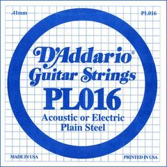 Струна для электрогитары D'addario PL016
