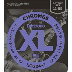 Струны для электрогитары D’Addario ECG24-7 11-65