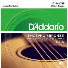 Струны для акустической гитары D’Addario EJ18 14-59