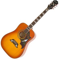Гитара электроакустическая Epiphone Dove Pro Vintage Brown Sunburst