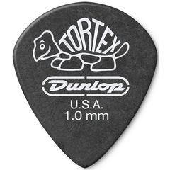 Медиатор Dunlop 482R1.0 Tortex Pitch Black Jazz III 1.0, Количество медиаторов: Штучные