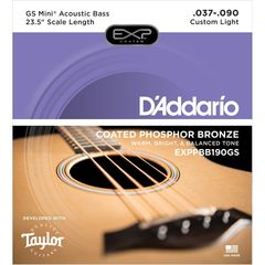 Струны для акустической бас-гитары D&rsquo;Addario EXPBB190GS Coated Phosphor Bronze 37-90