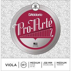 Струны для альта D'Addario J58-MM-B10 Pro Arte