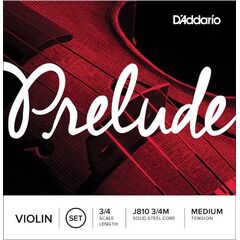 Струны для скрипки D'Addario J810-3/4M-B10 Prelude