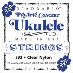 Струны для укулеле D'Addario J92 Pro Arte