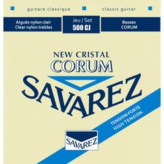 Струны для классической гитары Savarez 500CJ New Cristal Corum Forte