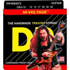 Струны для электрогитары DR Dimebag Darrell Hi-Voltage DBG-10 10-46