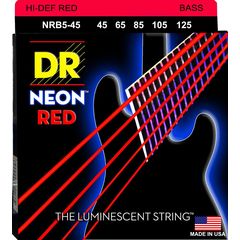 Струны для бас-гитары DR Neon NRB5-45 40-125 5-string