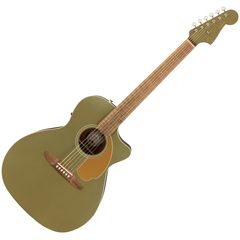 Гитара электроакустическая Fender Newporter Player Olive Satin