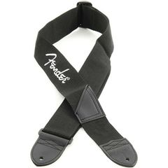 Ремень Fender Black Strap/Grey Logo