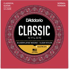 Струны для классической гитары D'Addario EJ27N 3/4