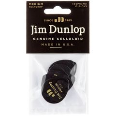 Набор медиаторов Dunlop 485P03MD Black Teardrop