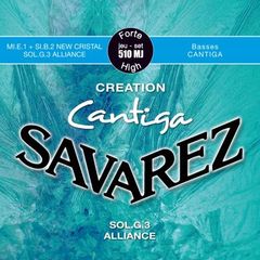Струны для классической гитары Savarez 510MJ New Cristal Alliance Creation Cantiga Forte