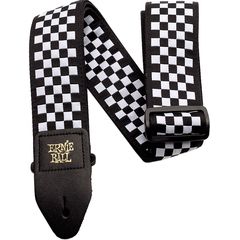 Ремень Ernie Ball Black and White Checkered P04149
