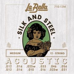 Струны для 12-струнной гитары La Bella 710-12M