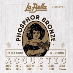 Струны для 12-струнной гитары La Bella 7GP12XL