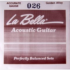 Cтруна для акустической гитары La Bella GW026