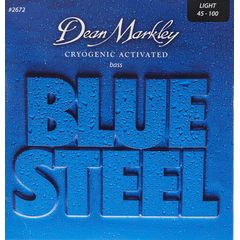 Струны для бас-гитары Dean Markley 2672 Blue Steel 45-100