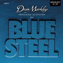 Струны для бас-гитары Dean Markley 2674 Blue Steel 45-105
