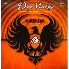 Струны для акустической гитары Dean Markley 8011 Blackhawk Pure Bronze 11-52
