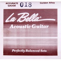 Струна для акустической гитары La Bella GW018